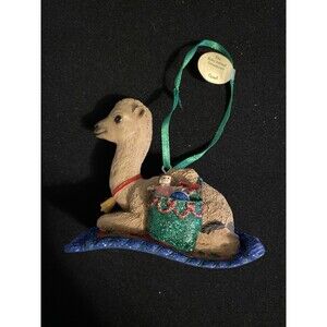 Danbury Mint Baby Animal Camel On Flying Carpet Christmas Ornament